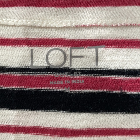 Striped Loft 3/4 Sleeve Top! - Picture 5 of 7